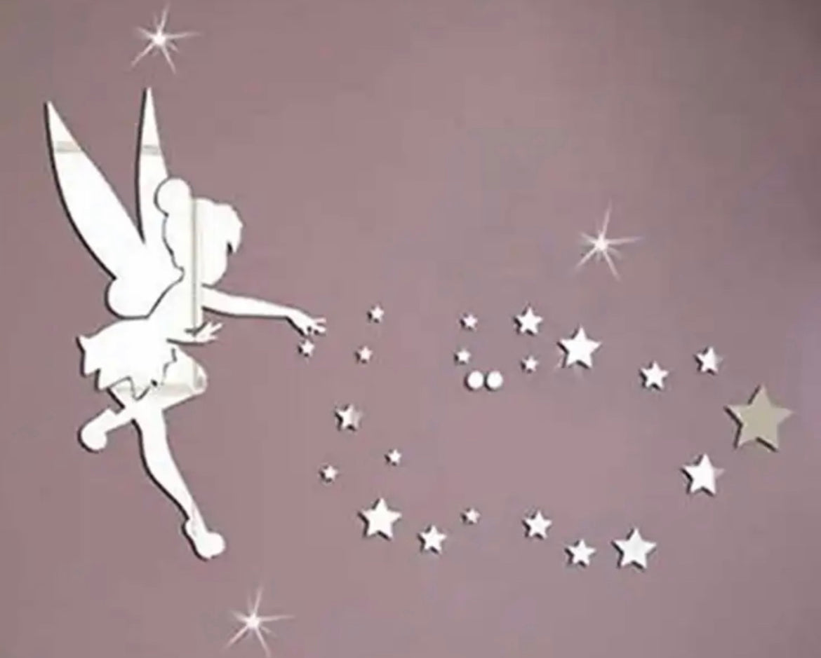 Fairy Mirror Wall Decal