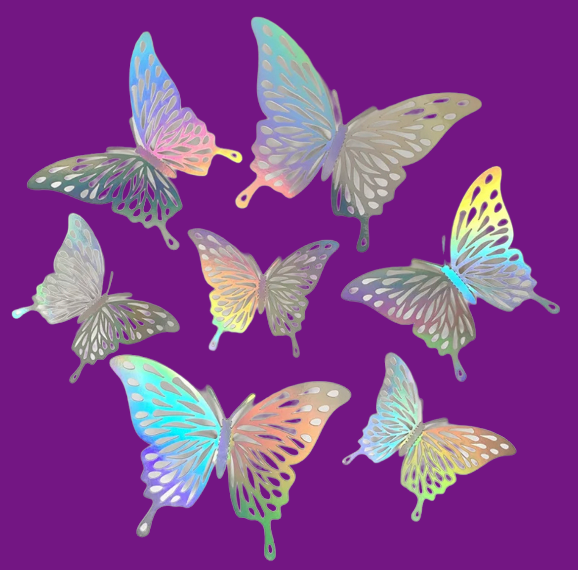 3D Butterfly Stickers
